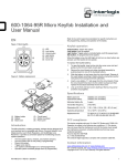 600-1064-95R Micro Keyfob Installation and User