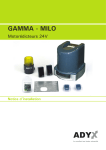 GAMMA - MILO - Motorisation de portail Adyx, Diagral by Adyx