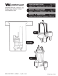 installation manual manuel d`installation manual de