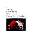 Manuel d`installation De Sunday Bloody Sunday