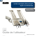 003-2631-02 Guide de l`utilisateur Unité dentaire Elevance