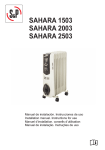 SAHARA 1503 SAHARA 2003 SAHARA 2503