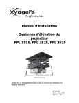 VOGEL`S-Manual PPL1515_2525_3535 FR