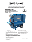 Model No. IX410 Operation and Maintenance Manual