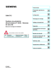 Système de périphérie décentralisée ET 200S - Modules