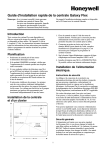 Guide d`installation rapide de la centrale Galaxy Flex