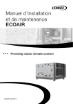 ECOAIR Manuel d`installation et de maintenance