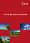 Technologie du photovoltaïque