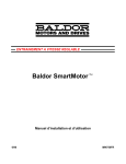 Baldor SmartMotort Manuel d`installation et d`utilisation
