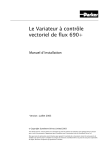 Le Variateur à contrôle vectoriel de flux 690+