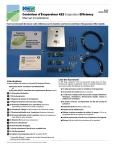 Contrôleur d`Évaporateur KE2 Evaporator Efficiency Manuel d