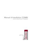 Manuel d`installation COMBI