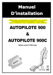 AUTOPILOTE 900 & AUTOPILOTE 900C Manuel D`installation