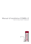 Manuel d`installation COMBI+ E