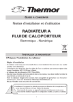 RADIATEUR A FLUIDE CALOPORTEUR