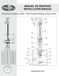 MANUEL DE MONTAGE INSTALLATION MANUAL