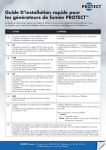 Guide D`installation rapide pour les générateurs de fumée PROTECT