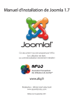 Manuel d`installation de Joomla 1.7 - Aide sur Joomla