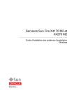 Guide d`installation des serveurs Sun Fire X4170 M2 et X4270 M2