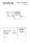 MANUEL D`ENTRETIEN LAVAGE