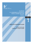 2003-12-09 Rapport à l`Assemblée nationale pour l`année 2002