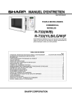 manuel d`entretien r-733(w/b) r-733(y/lb/lg/w)f