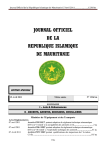 JOURNAL OFFICIEL DE LA REPUBLIQUE ISLAMIQUE DE
