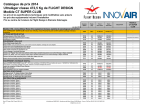 Catalogue de prix 2014 Ultraléger classe 472,5 Kg de