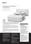 Projecteurs VPL-SW536 et VPL-SW536C*