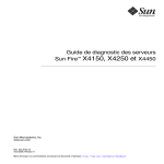 Guide de diagnostic des serveurs Sun Fire X4150, X4250 et X4450
