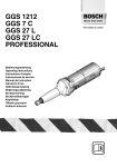 GGS 1212 GGS 7 C GGS 27 L GGS 27 LC PROFESSIONAL
