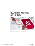 rapport annuel 2012-2013 - Agence de la consommation en matière