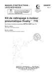 Kit de rattrapage à moteur pneumatique Huskyt 716