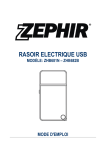 RASOIR ELECTRIQUE USB