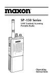 Maxon SP-150 Owners Manual (pdf format)