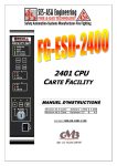2401 cpu carte facility - SES ASA Engineering Srl