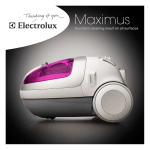 Electrolux ZXM 7020 Vacuum Cleaner User Guide Manual Instruction