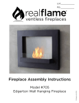 Fireplace Assembly Instructions