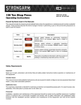 100 Ton Shop Press