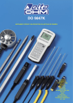 manuel DO9847 Portable multifonctions - DeltaOhm