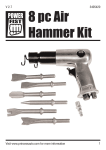 8 pc Air Hammer Kit