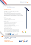 Lampadaire solaire Europe