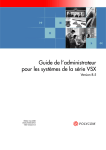 Guide de l`administrateur pour les systèmes de la série VSX