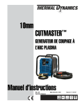 10mm CUTMASTER™ Manuel d`instructions