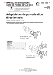 306788f , Adaptateurs de pulverisation directionnels