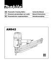 GB Pneumatic Framing Nailer Instruction Manual F