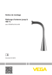 Prolongateur d`antenne jusqu`à 450°C pour VEGAPULS 62 et 68