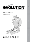 manuel d`utilisation - Evolution Power Tools