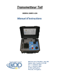 Transmetteur Tx II - Instrumentation GDD