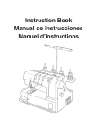 Instruction Book Manual de instrucciones Manuel d`instructions
